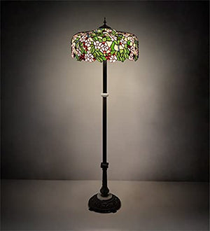 Meyda Tiffany Tiffany Cherry Blossom Floor Lamp 20" Bronze