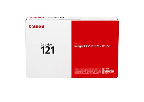 Canon imageCLASS D1620 Multifunction, Monochrome Wireless Laser Printer with AirPrint & Genuine Toner Cartridge 121 Black (3252C001), 1-Pack, for Canon imageCLASS D1650, D1620 Laser Printers