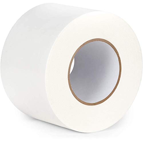 ELK Vapor Barrier Seam Tape, Moisture Barrier Seam and Seal Tape for Crawlspace Encapsulations, Carpet Padding, Underlayment, Marine Use, Waterproof 9 Mil Poly Tape (4 Inch x 180 Feet, White, 12 Pack)