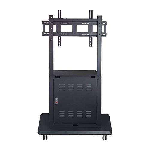 DADHI Mobile TV Stand with Terminal Cabinet, 40-86 Inch Adjustable Height