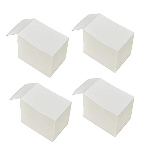 [20 Stack, 20000 Labels] 4'' x 6'' Fanfold Direct Thermal Shipping Labels, White Perforated Shipping Mailing Postage Labels, Permanent Adhesive, Zebra Compatible