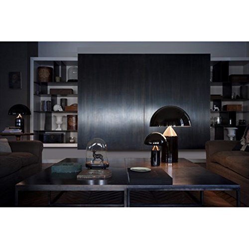 Oluce Atollo 238 Table Lamp 2x40W E14 Black