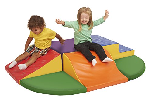 ECR4Kids SoftZone Little Me Foam Wall Climber - Indoor Active Play Structure for Toddlers and Kids - Soft Foam Play Set, Primary