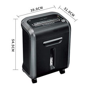 None Cross Cut Heavy Duty Paper Shredder - Large Capacity for Home and Office