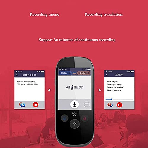 UsmAsk Language Translator Device, 2.4 Inch Touch Screen, 75 Languages, Instant Translation