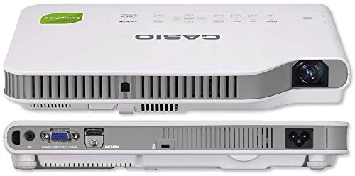 Casio XJ-A142 Ultra-Slim LED XGA Laser Projector + Psc Lens Cloth (2, 500 Lumens)