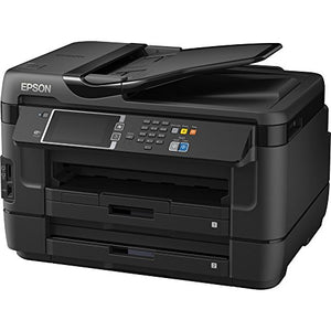 Epson WorkForce 7620 Inkjet Multifunction Printer - Color - Photo Print - Desktop - Copier/Fax/Printer/Scanner - 32 ppm Mono/20 ppm Color Print - 18 ppm Mono/10 ppm Color Print (ISO) - 18 ipm Mono/10 ipm Color Print (ISO) - 48 Second Photo - 4800 x 2400 d