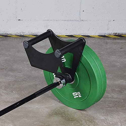 XIAOER T Bar Row Straight Grip Landmine Handle, Portable Home Arm Strength Training Exerciser, Multifunction Gym Strength Training Equipment, Shoulders and Back Exercise