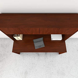 Bush Business Furniture Studio C Desk Hutch, 72W, Hansen Cherry