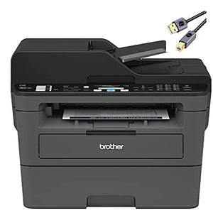 Brother Premium L-2690DW Compact Monochrome All-in-One Laser Printer - Wireless, Mobile Printing, Auto 2-Sided Printing, ADF, 26 ppm