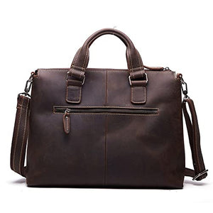 WFJDC European and American Men's Handbag Retro Business Large-Capacity Men's Bag Travel Diagonal Bag (Color : C, Size : 32 * 40 * 10cm)