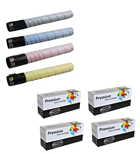 Clearprint A8K3130, A8K3430, A8K3330, A8K3230 Compatible Color Toner Set for Konica Minolta BizHub C227, C287