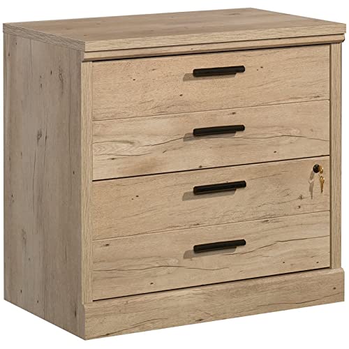 Home Square 3-Piece Set with Hutch Space Credenza Desk & Lateral File Cabinet