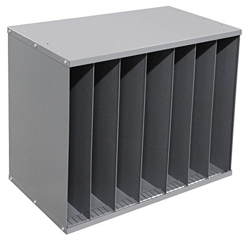 Durham 575-95 Gray Cold Rolled Steel Art File Storage Rack with Adjustable Dividers, 36-1/16" Width x 27-15/16" Height x 20-1/16" Depth