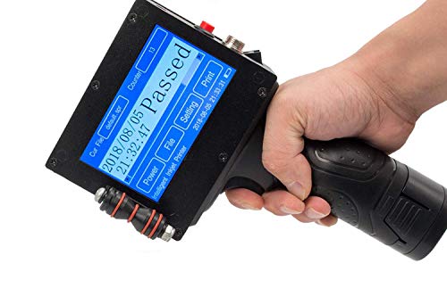 TOSENBA Handheld Inkjet Printer Intelligent LED Screen Display Price tag Manufacture Expiry Date Coder Trademark Logo