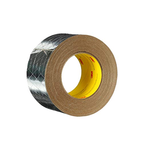 3M Venture Tape FSK Facing Tape 1525CW, Silver, 72 mm x 45.7 m, 16 rolls per case