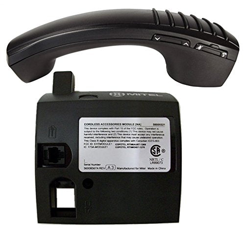 Mitel Cordless Handset and DECT Module Bundle, #50005711 | Mitel 5330e, 5340e and 5360e phones | Includes all accessories
