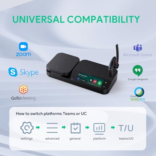 Yealink BH71 Workstation Pro Bluetooth Headset with Teams Certification