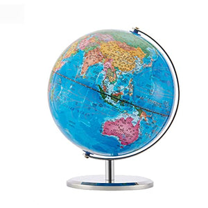 HXHBD World Globes for Adults Children Kids with Light Luminous 25cm Teaching,Chinese and English map/100 (Color : A)