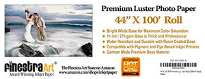 44" X 100' Premium Luster Inkjet Photo Paper - Roll