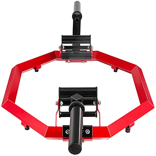 VEVOR Barbell Olympic Super Trap Bar, Hex Bar, Shrug Bar, Deadlift Bar,Red