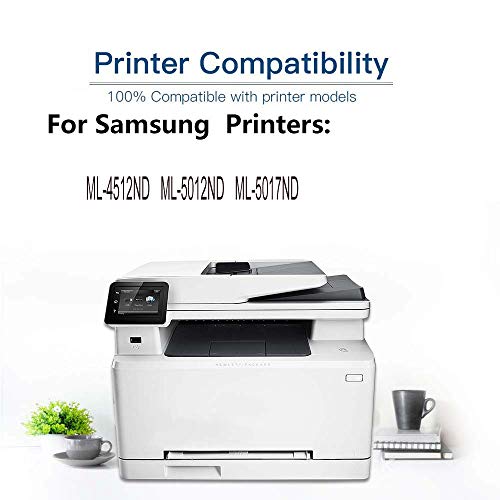 2-Pack (Black) Compatible ML-4512ND ML-5012ND ML-5017ND Printer Toner Cartridge Replacement for Samsung MLT-D307L Printer Toner (High Yield)