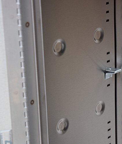 Single Door Corner Narcotic Cabinet with Dual Locks (22"H X 22.75"W X 15.75"D)