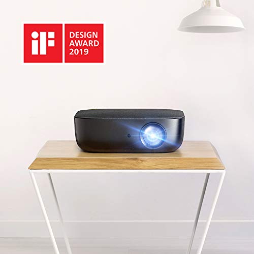 Nebula by Anker Prizm II Native Full HD 1080p 200 ANSI lm LED Multimedia Projector, Dual Bass Speakers, Horizontal & Vertical Keystoning, FireTV, PS4, HDMI, VGA, AV, & USB for Films, Games, & More