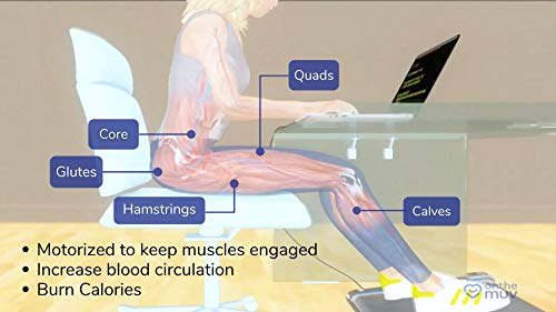 Onthemuv miniTREAD from is Featured in US News & World Report! Compact Motorized Electric Seated Treadmill Exercise Wellness Health Sit Walk Desk