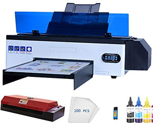 DTF L1800 Printer A3 Heat Transfer PET Film Printer for Dark w Light T-Shirt Hoodies Garment Pants Direct VS DTG Printer (DTF Printer + Oven) -DHL Shipping