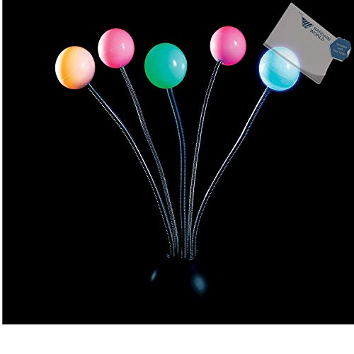 Bargain World 5-Ball Desk Lamp (With Sticky Notes)