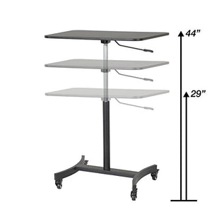 Victor High Rise Collection DC500 Mobile Adjustable Standing Desk