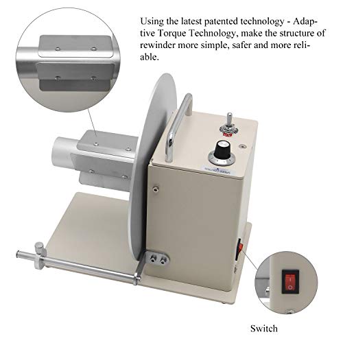 Automatic Label Rewinder Label Re-Winder and Un-Winder Automatic Label Rewinding Machine AL-938