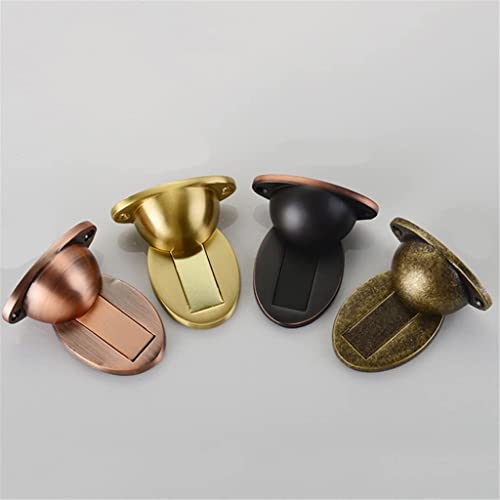 Copper Magnetic Door Stopper Hidden Doorstop (Color: C/D)