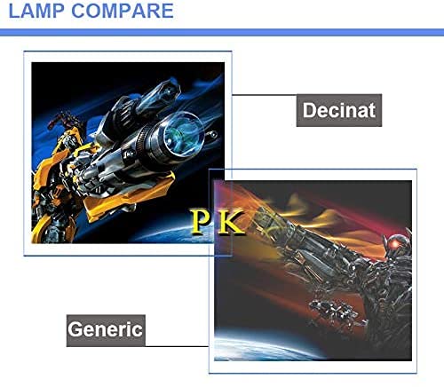 Decinat SPLAMP-101 Original Lamp Replacement Housing for Infocus IN130 IN130ST IN134 IN134ST IN136 IN136ST IN138HD IN138HDST IN2130 IN2134 IN2136 IN2138HD SP2080HD (UHP Bulb Inside)