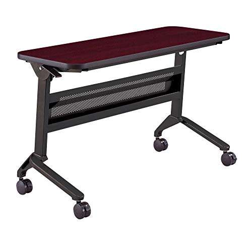 Safco Products Flip-N-Go Training Table, Regal Mahogany