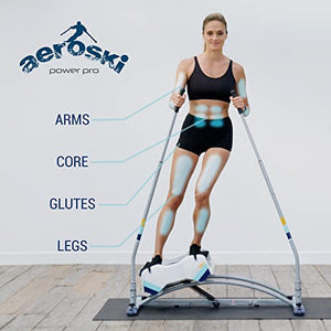 Aeroski Power Pro Home Fitness, The Most Fun Cardio Machine for a Total-Body Workout. Low Impact Plyometric Training. Free Fitness App, Coach-Led Live Classes and Virtual Reality Goggles.