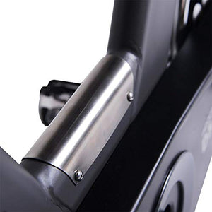 L NOW Indoor Cycling Bike, Belt Drive Indoor Exercise Bike, Stationary Bike LCD Display with 44LBS Flywheel