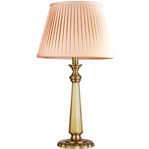 HZB Modern Minimalist Copper Copper Lamp Lamp American Living Room Bedroom Bedside Lamp Creative Lamp