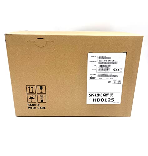 Discount Credit Card Supply Star SP742ME Ethernet Kitchen Printer for Clover (39336532) + 6X Star RC700BR0 Ink Bundle