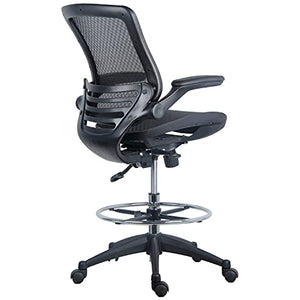 Harwick Evolve All Mesh Heavy Duty Drafting Chair, Dark Knight Edition