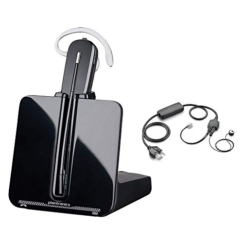 Plantronics-CS540 Convertible Wireless Headset with EHS Cable APV-63, Bundle for Avaya Phone Systems