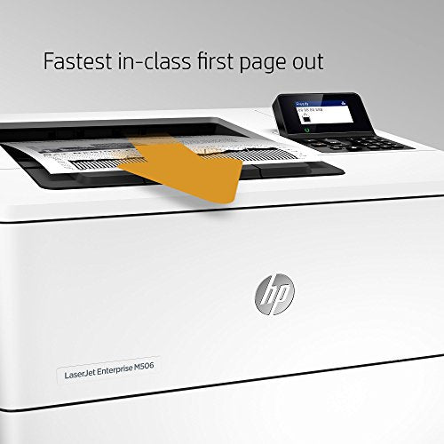 HP LaserJet Enterprise M506dn Laser Printer with Built-in Ethernet & Duplex Printing (F2A69A)