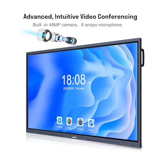 JAV Smart Board, 65'' 4K UHD Interactive Touch Screen Smart Whiteboard