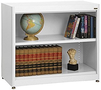 Sandusky Lee BA1R361830-22 Elite Series Radius Edge Welded Bookcase, 18" Length x 30" Height x 36" Width, White