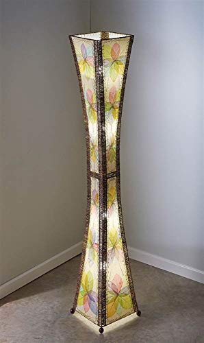 Eangee Hour Glass Multi-Color Giant Tower Floor Lamp