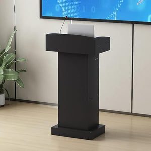 YILDEX Luxury Lectern Stand with Laptop Desk and Storage