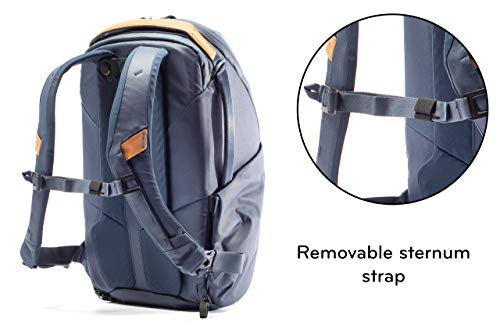 Peak Design Everyday Backpack Zip 20L Midnight, Carry-on Backpack with Laptop Sleeve (BEDBZ-20-MN-2)