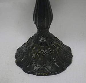 MaGiLL Tiffany Style Desk Lamp, 12 Inch Creative Clematis Florida Pattern Glass E27 Desk Lamp