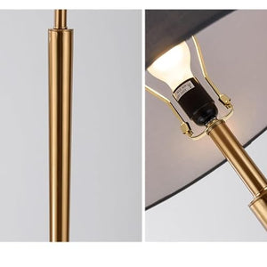 VejiA Floor Lamp Fabric Metal Decorative Study Bedroom Bedside Lamp